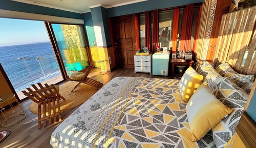 Design-Doppelzimmer, 1 Schlafzimmer, Nichtraucher, Meerblick