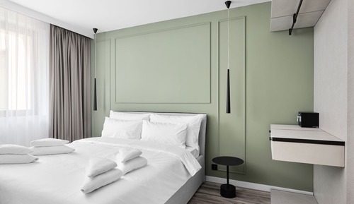 Deluxe-Apartment, 1 Schlafzimmer, Balkon, Gartenblick