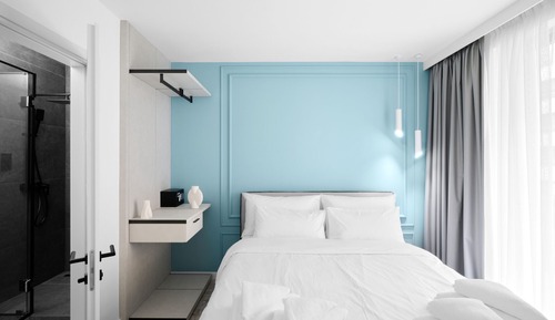 Superior-Apartment, 1 Schlafzimmer, Terrasse, Gartenblick