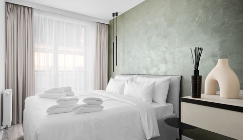 Standard-Apartment, 2 Schlafzimmer, Stadtblick