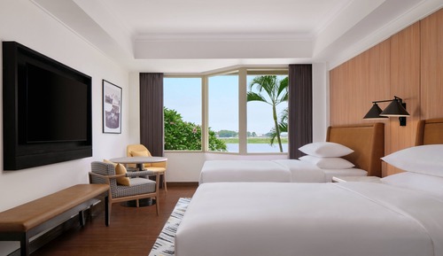 Deluxe-Zimmer, 2 Doppelbetten, Seeblick