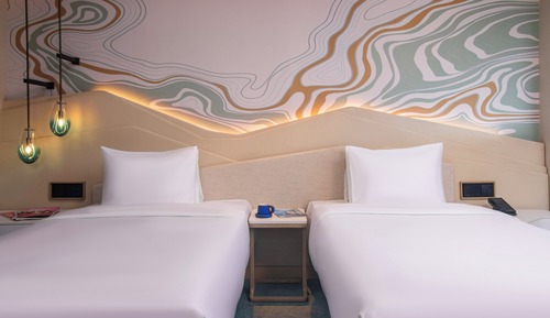 Standardzimmer, 2 Einzelbetten, Stadtblick