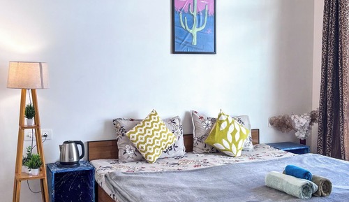 Economy-Doppelzimmer, 1 Doppelbett, Bergblick