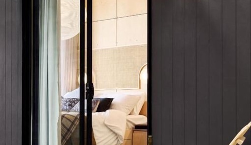 Comfort-Ferienhütte, 1 King-Bett, barrierefrei