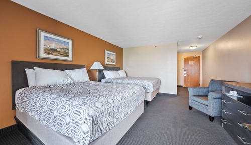 Standardzimmer, 2 Queen-Betten, Balkon, Seeblick