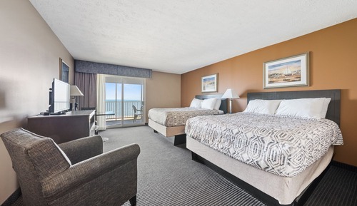 Standardzimmer, 2 Queen-Betten, Balkon, Seeblick