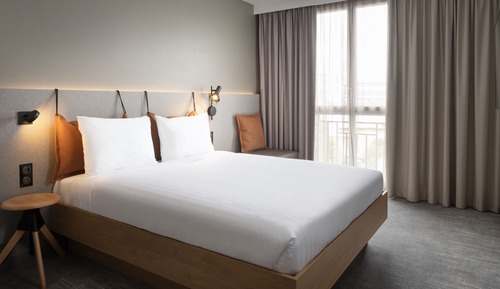 Zimmer, 1 Doppelbett, Nichtraucher, Stadtblick