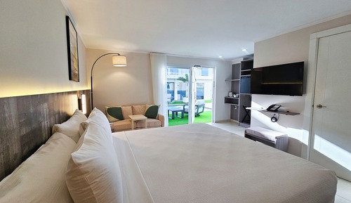 Standardzimmer, 1 King-Bett, Nichtraucher, Poolblick
