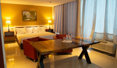 Comfort-Zimmer, 1 King-Bett, Stadtblick