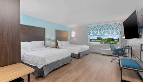 Zimmer, 2 Queen-Betten