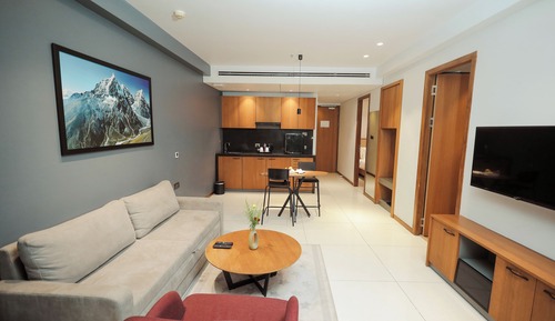 Suite, 2 Schlafzimmer, Stadtblick