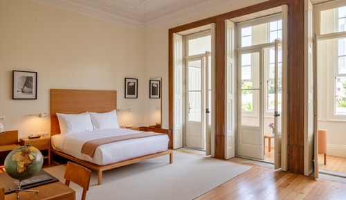 Deluxe-Doppelzimmer, Balkon, Gartenblick