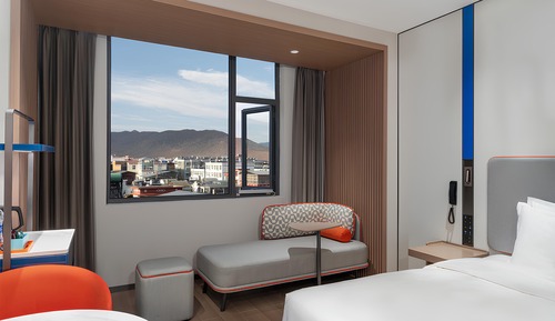 Standardzimmer, 1 King-Bett, Bergblick