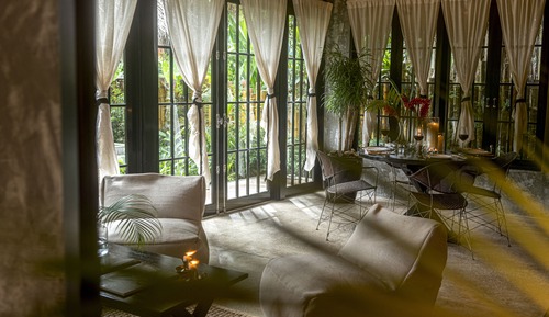 Luxury-Bungalow, 1 King-Bett, Poolzugang, am Strand