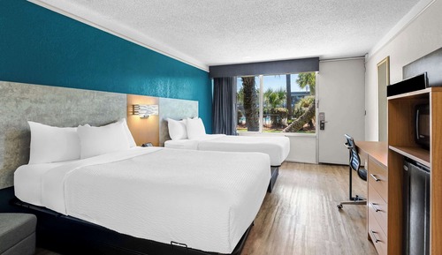 Standardzimmer, 2 Doppelbetten, Nichtraucher