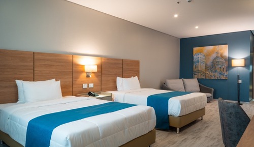 Standardzimmer, 2 Doppelbetten, Nichtraucher