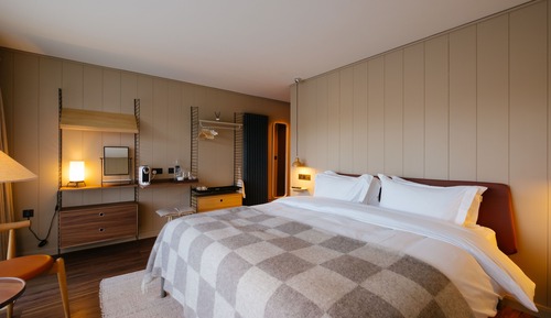 Luxury-Zimmer, 1 King-Bett, Badewanne, Seeblick