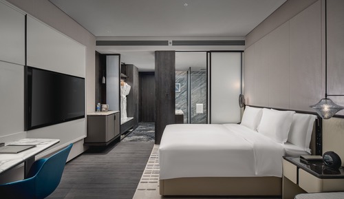 Standardzimmer, 1 King-Bett, Bergblick