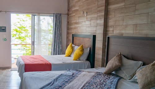 Familienzimmer, Mehrere Betten, Blick auf die Lagune