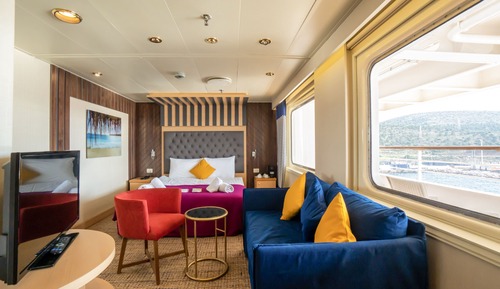 Luxury-Doppelzimmer, 1 Schlafzimmer, Meerblick