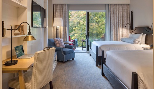 Standardzimmer, 2 Queen-Betten, Terrasse