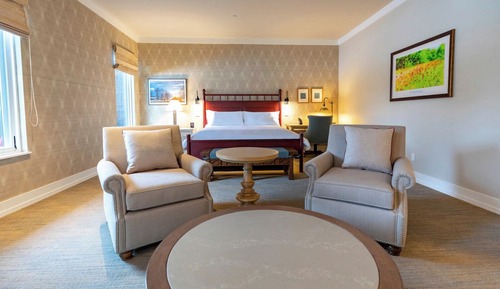 Executive-Studiosuite, 1 King-Bett, barrierefrei, Blick auf den Golfplatz