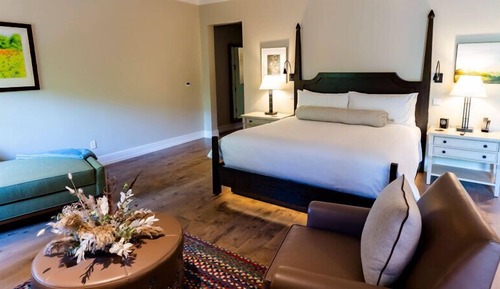 Executive-Studiosuite, 1 King-Bett, Terrasse, Blick auf den Golfplatz