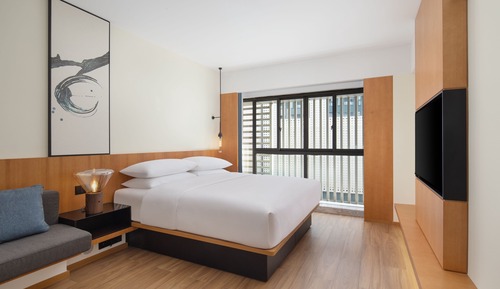 Standardzimmer, 1 King-Bett, Stadtblick