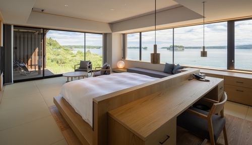 Premium-Doppelzimmer, 1 King-Bett, Nichtraucher, Meerblick (SUSO)