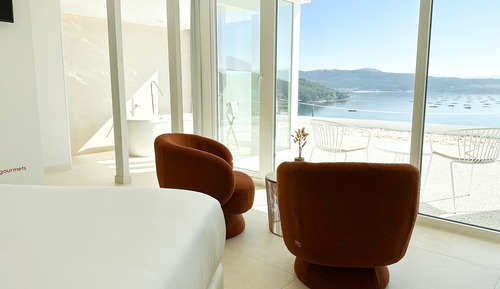 Luxury-Zimmer, 1 King-Bett, Whirlpool, Meerblick