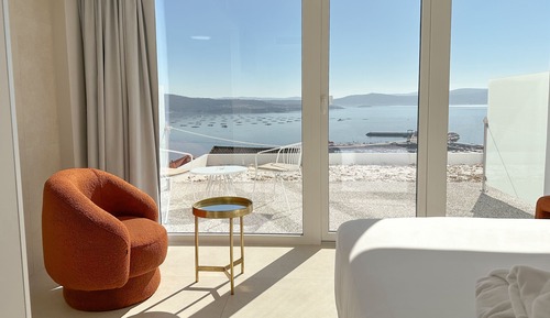 Junior-Zimmer, 1 King-Bett, Terrasse, Meerblick