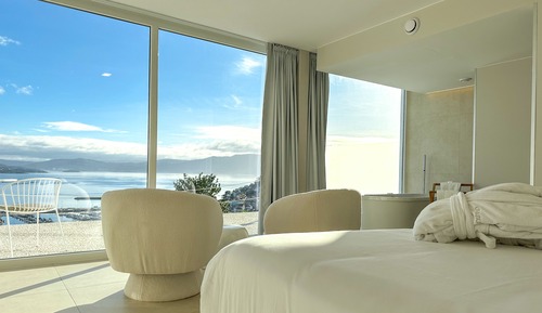 Luxury-Zimmer, 1 King-Bett, Whirlpool, Meerblick