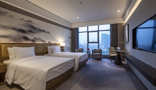 Executive-Zweibettzimmer, 1 Doppelbett, Nichtraucher, Kanalblick