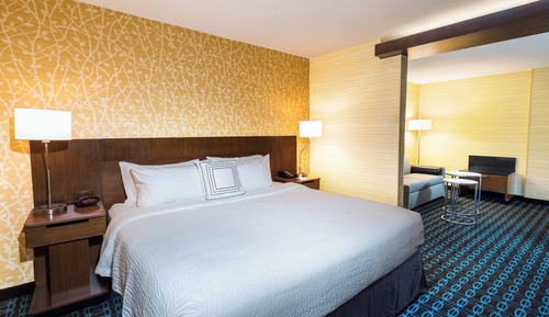 Suite, 1 King-Bett und Schlafsofa, Nichtraucher (Mobility Accessible, Roll-In Shower)