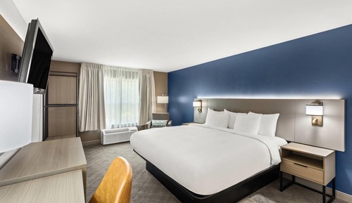 Zimmer, 1 King-Bett, barrierefrei, Nichtraucher (Roll-in Shower)