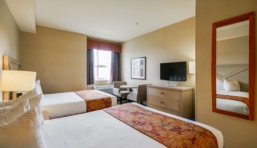 Standardzimmer, 2 Queen-Betten, Nichtraucher, Mikrowelle (Pet Friendly)