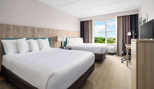 Zimmer, 2 Queen-Betten, barrierefrei, Nichtraucher