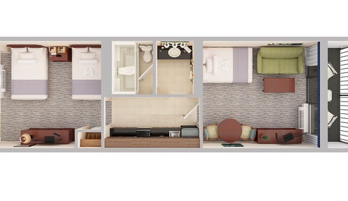 Suite, Balkon, Meerblick
