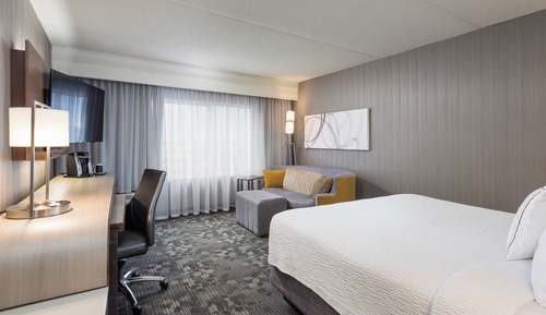 Zimmer, 1 King-Bett und Schlafsofa