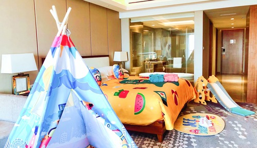 Premium-Zimmer, 1 King-Bett, Stadtblick (Kids Theme)