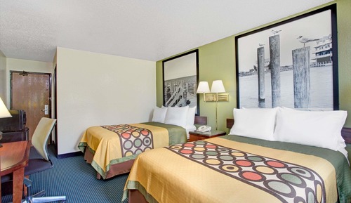 Zimmer, 2 Doppelbetten, Raucher