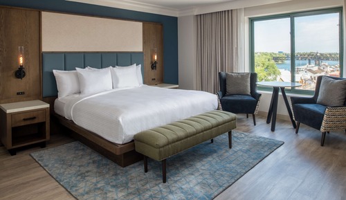 Presidential-Suite, 1 King-Bett, Flussblick (2 Room Suite)