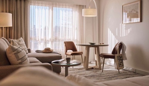 Zimmer, 1 King-Bett, Stadtblick