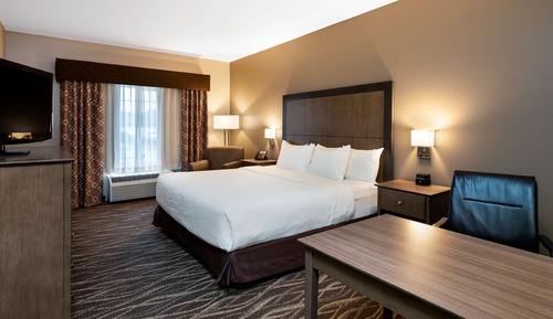 Standardzimmer, 1 King-Bett, Nichtraucher, Kühlschrank und Mikrowelle