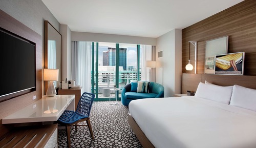 Zimmer, 1 King-Bett, Buchtblick