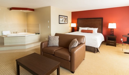 Honeymoon-Studiosuite, 1 King-Bett, Whirlpool