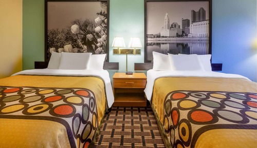 Zimmer, 2 Doppelbetten, Nichtraucher