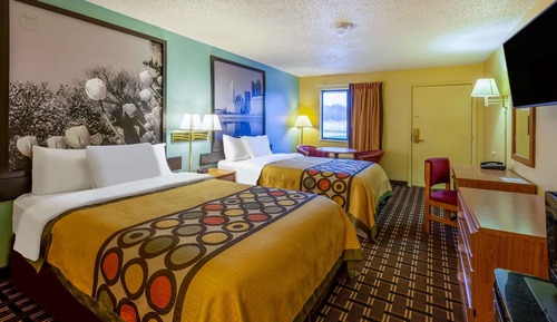 Zimmer, 2 Doppelbetten, barrierefrei, Nichtraucher