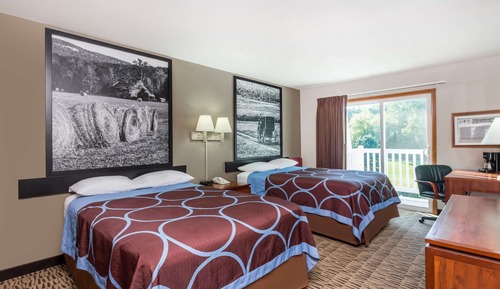 Zimmer, 2 Doppelbetten, Nichtraucher, Kühlschrank