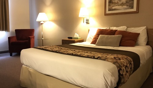 Basic-Einzelzimmer, 1 Queen-Bett, Nichtraucher, eigenes Bad